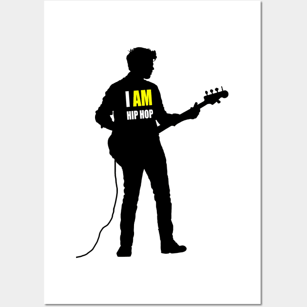 IAHH-SILHOUETTE-GUITARIST-MALE-1 Wall Art by DodgertonSkillhause